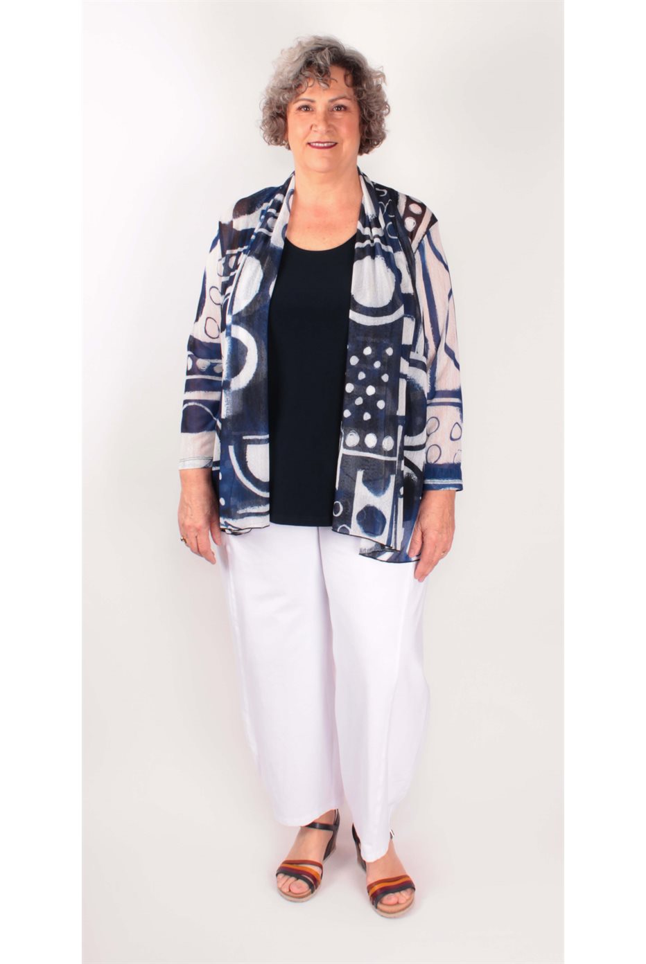 Mesh Drape Cardigan Dottie